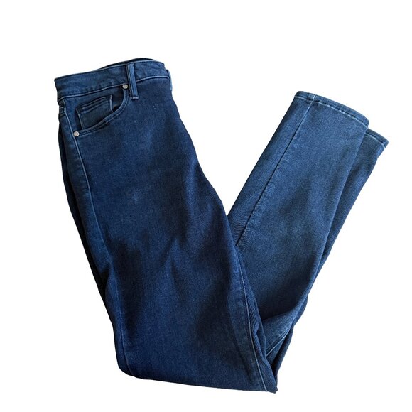 Just Black Women's 30 Skinny Dark Wash Stretch Jeans - Picture 4 of 6